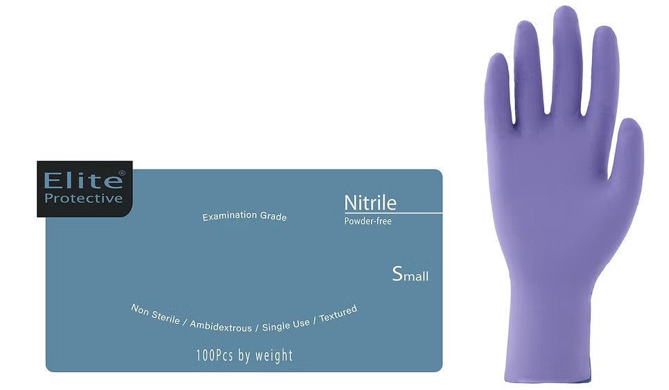 3.5 Mil, Indigo Blue, Exam Grade, Powder-Free, NITRILE GLOVES (1000 gloves per case) -8703A