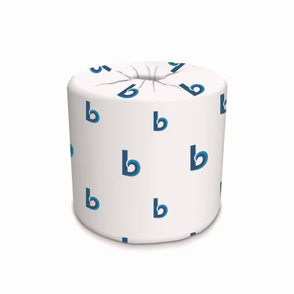 Boardwalk Toilet Tissue 2-ply 4" x 3", Standard White, 500 sheets/roll, 96 rolls/case Item# BWK6145