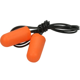 RADNOR™ Tapered Polyurethane Foam Corded Earplugs (100 per box)