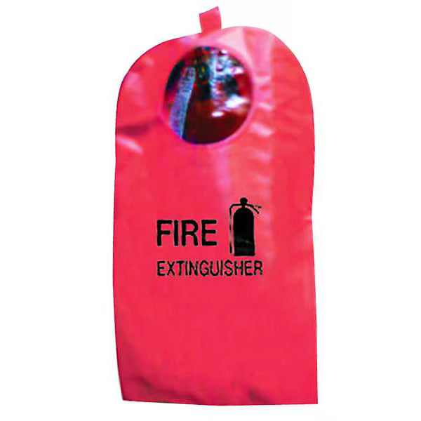 Fire Extinguisher Cover 5-10 lbs., Hook & Loop Fasterner, Vinyl  Coated, Item# Steiner XT5WG