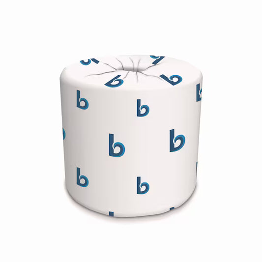 Boardwalk Toilet Tissue 2-ply 4" x 3", Standard White, 500 sheets/roll, 96 rolls/case Item# BWK6145