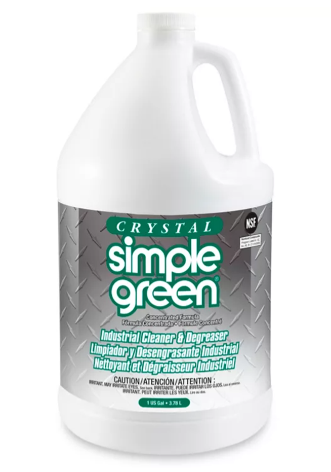 Simple Green Crystal Industrial Cleaner/Degreaser, 1 gal Bottle, 6/Carton, MFR# 0610000619128, Priced & Sold by Case